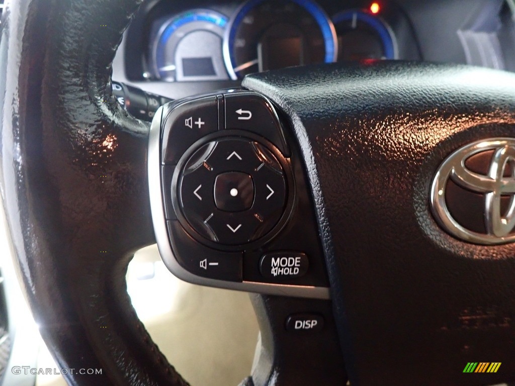 2013 Camry Hybrid XLE - Cypress Green Metallic / Ivory photo #21