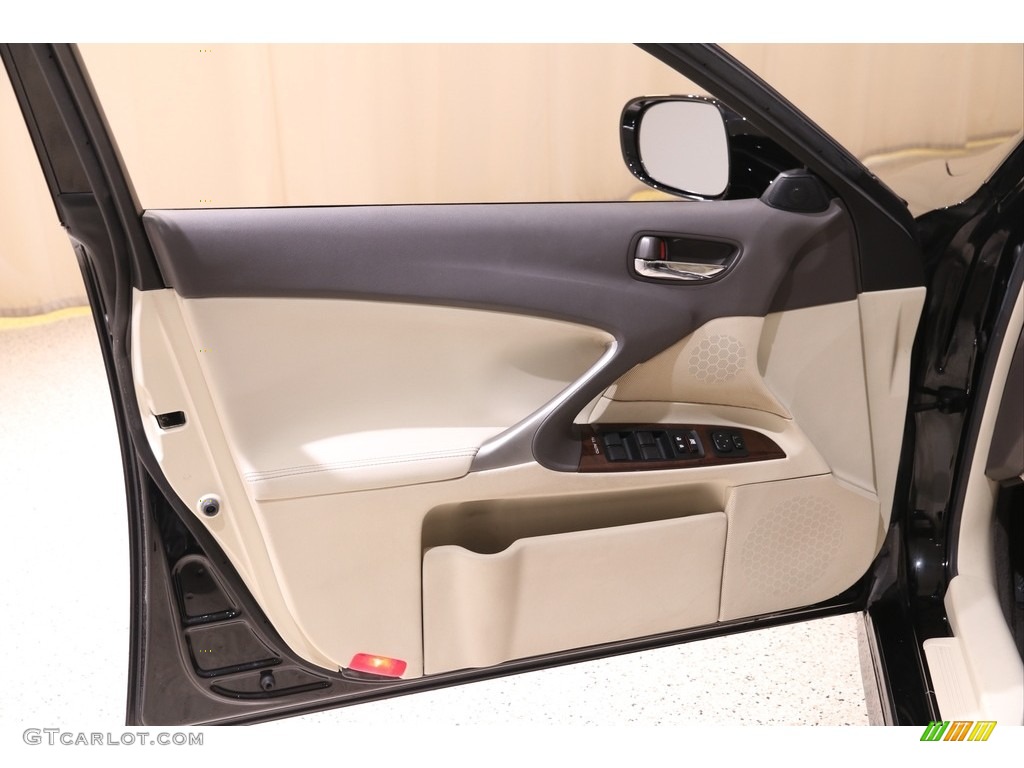 2010 IS 250 AWD - Obsidian Black / Ecru Beige photo #4