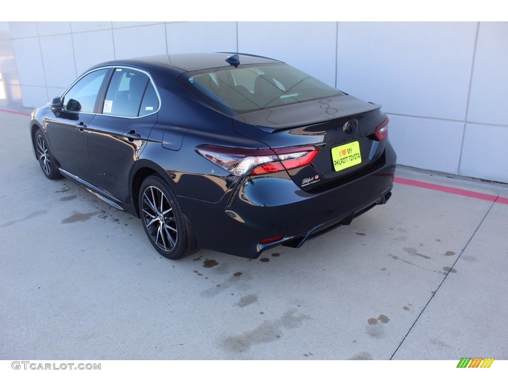 2021 Camry SE - Galactic Aqua Mica / Black photo #6