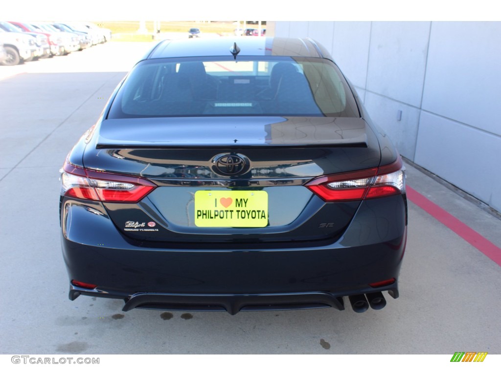 2021 Camry SE - Galactic Aqua Mica / Black photo #7