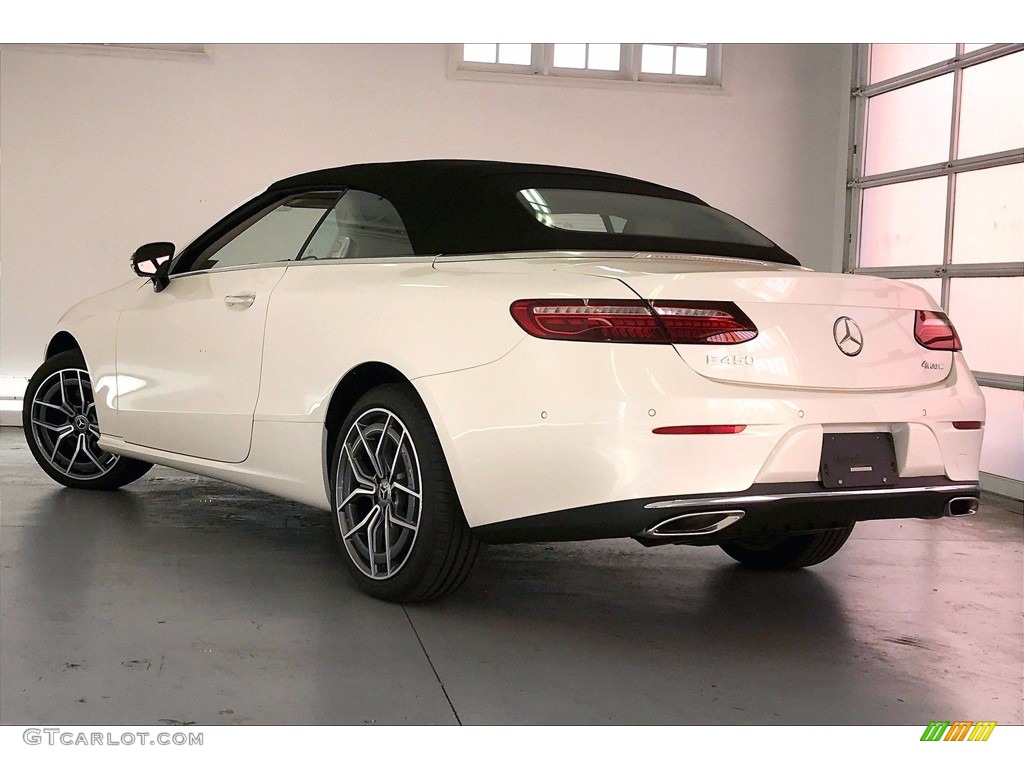 2021 E 450 4Matic Cabriolet - Polar White / Macchiato Beige/Yacht Blue photo #2