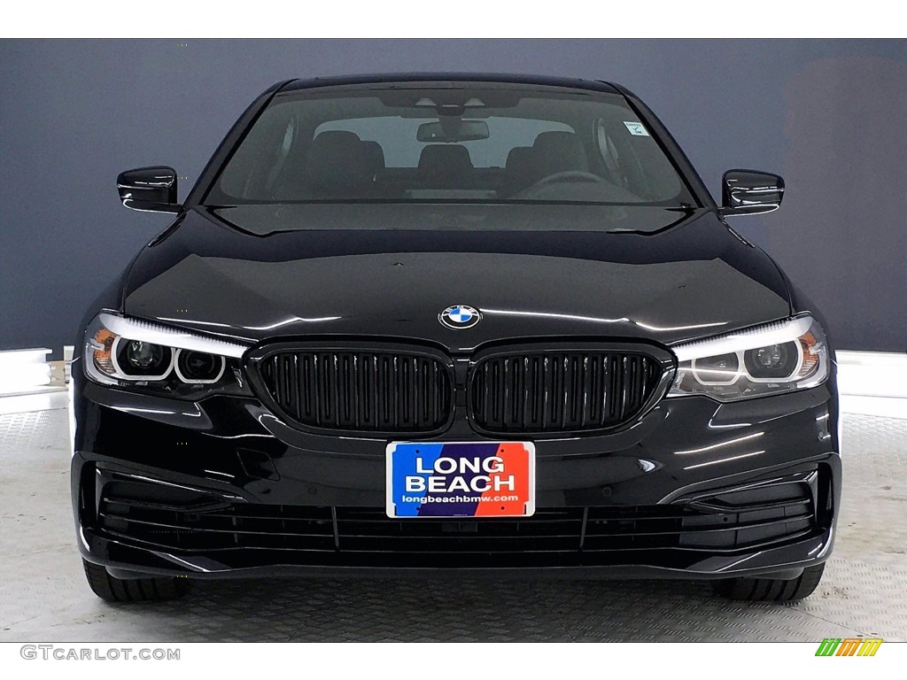 2020 5 Series 530i Sedan - Black Sapphire Metallic / Black photo #2