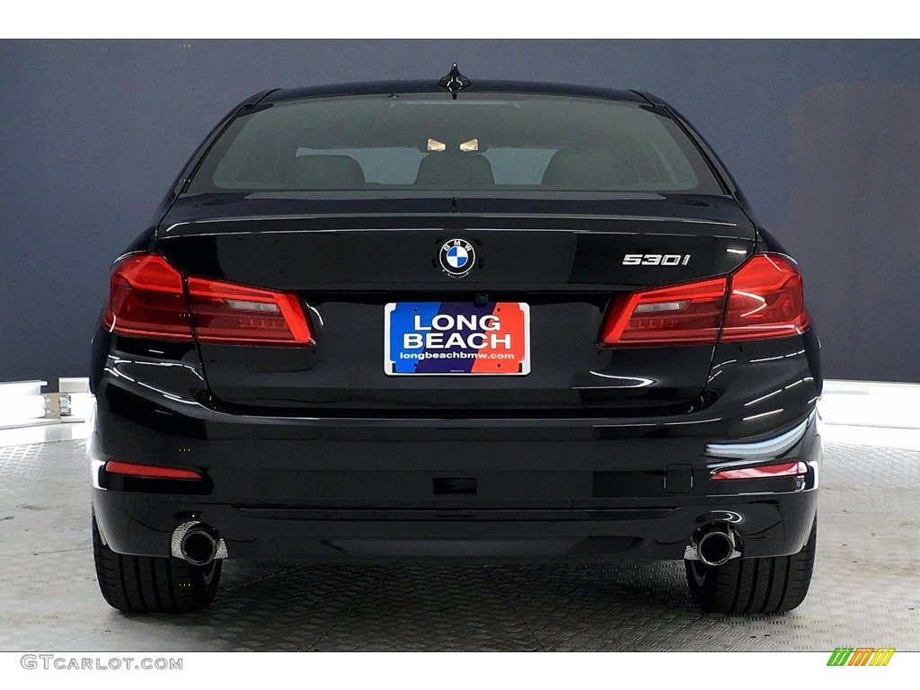2020 5 Series 530i Sedan - Black Sapphire Metallic / Black photo #3