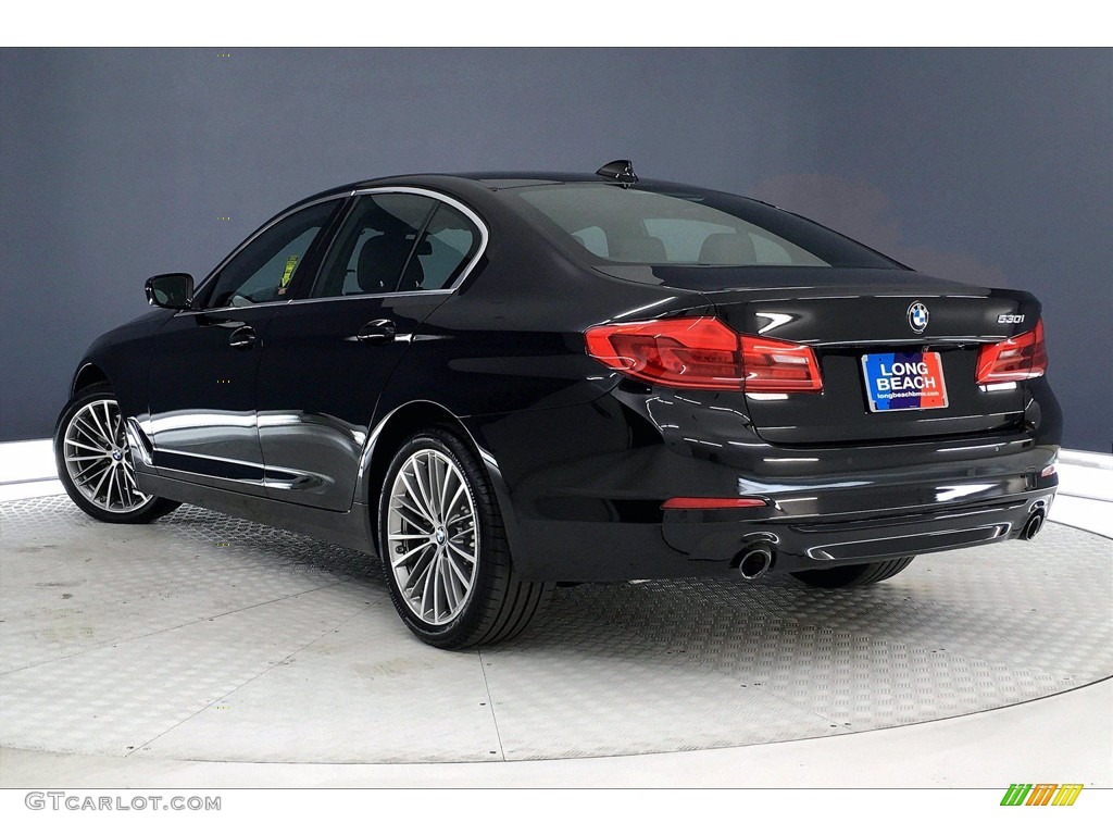 2020 5 Series 530i Sedan - Black Sapphire Metallic / Black photo #10