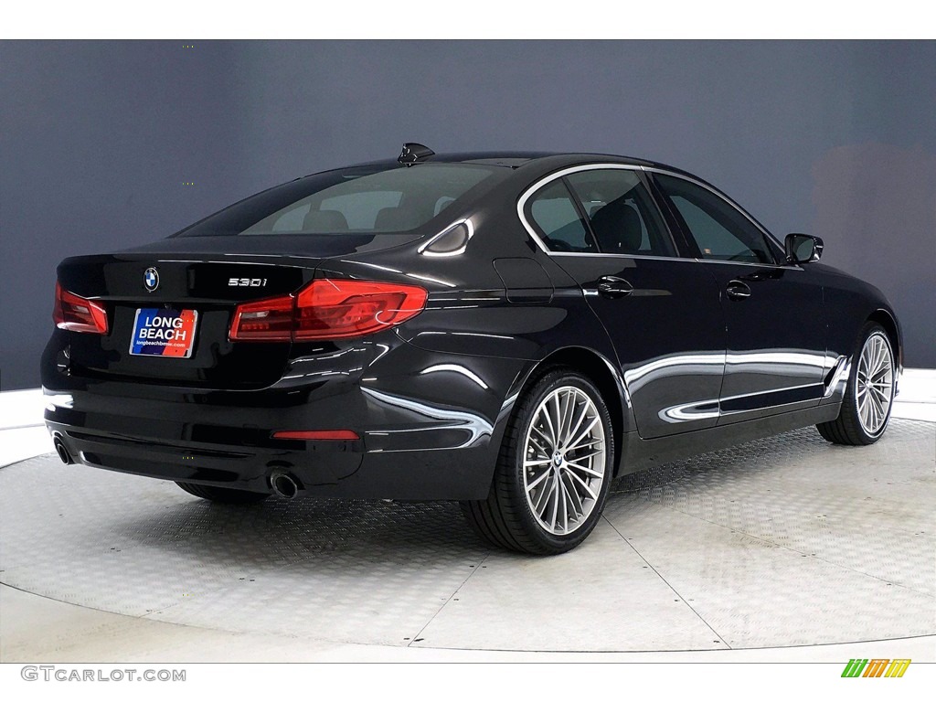 2020 5 Series 530i Sedan - Black Sapphire Metallic / Black photo #13