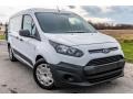 Frozen White 2016 Ford Transit Connect XL Cargo Van Extended