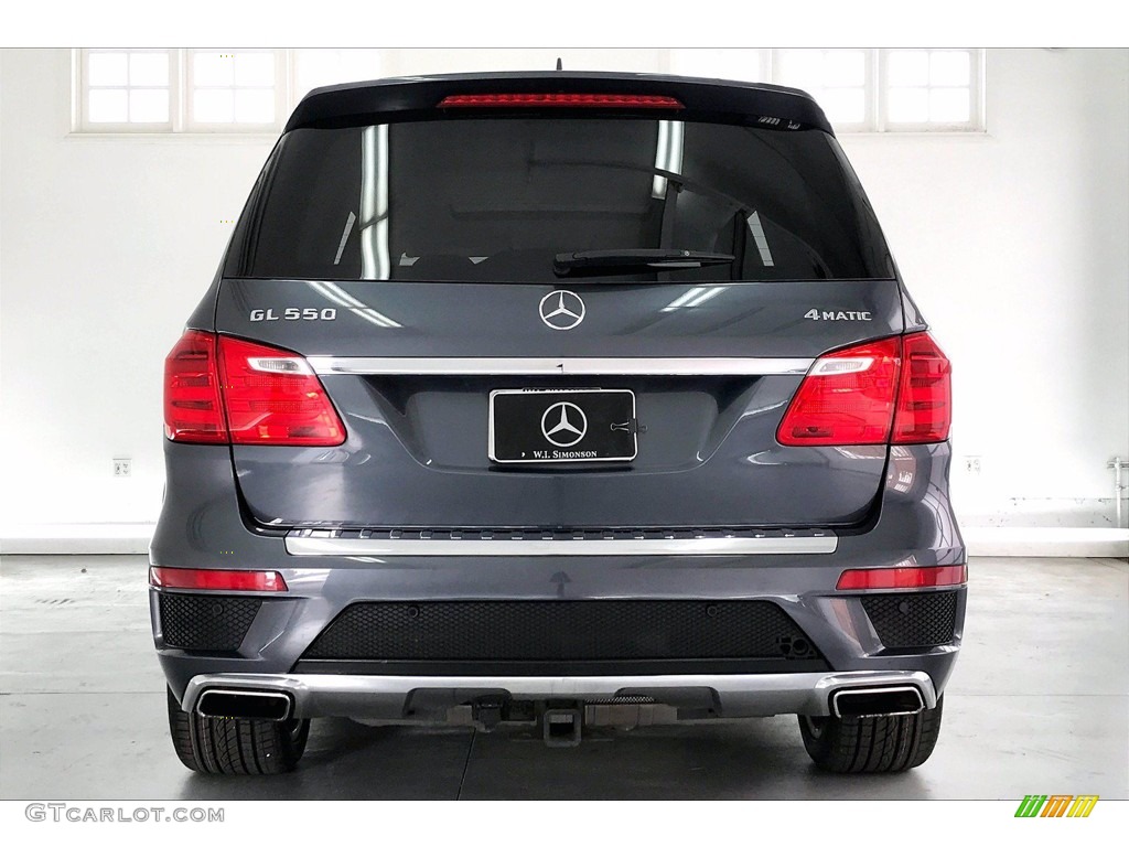 2014 GL 550 4Matic - Steel Grey Metallic / Black photo #3