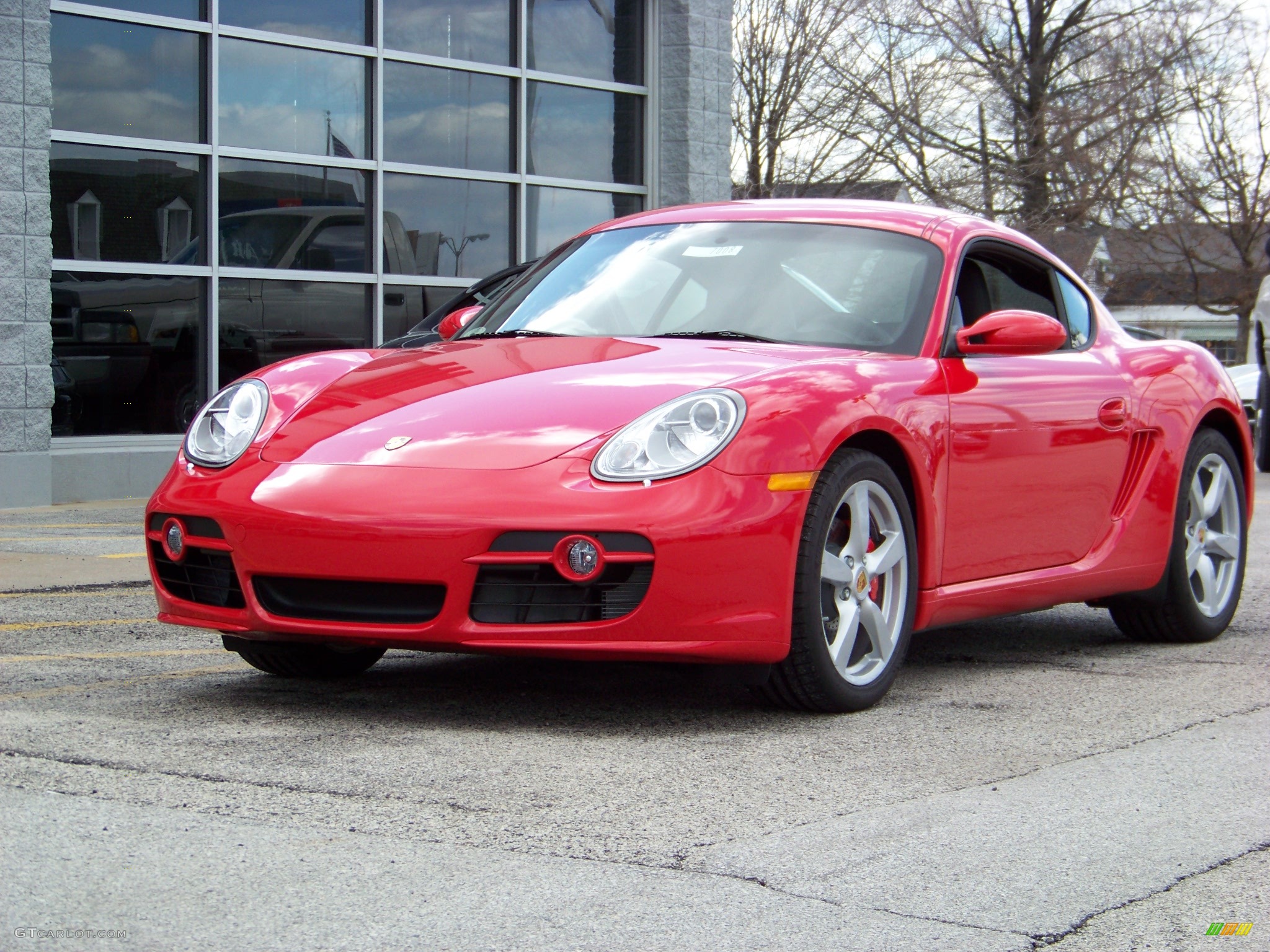 2008 Cayman S - Guards Red / Black photo #1