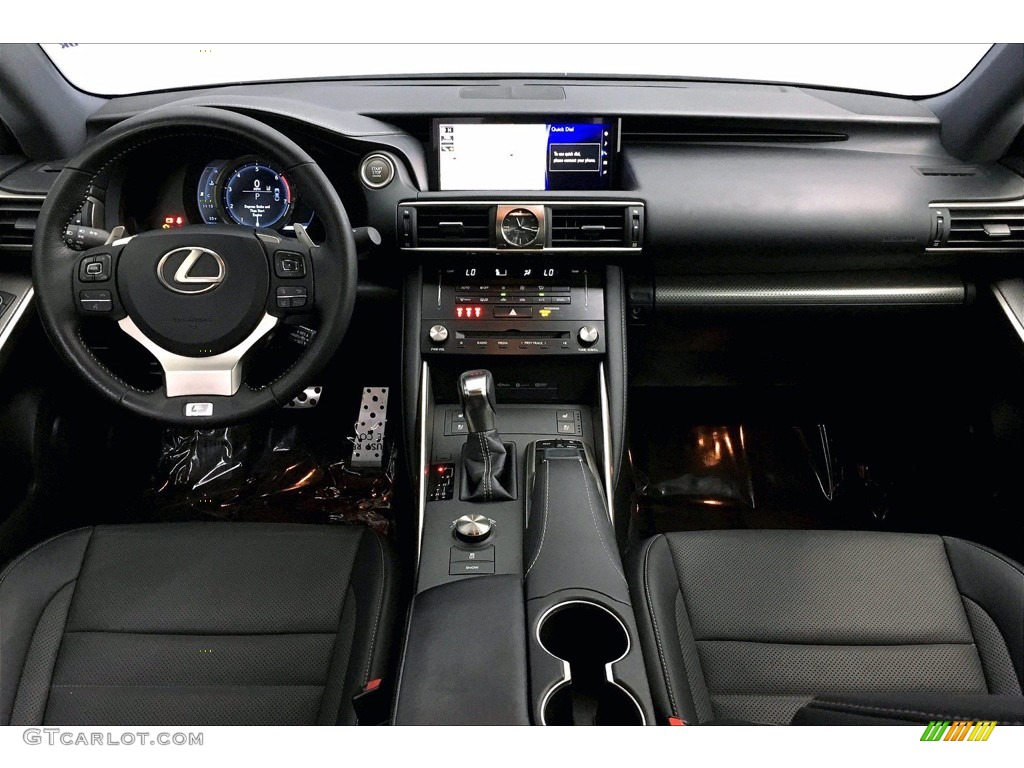 Black Interior 2017 Lexus IS Turbo F Sport Photo #140332134