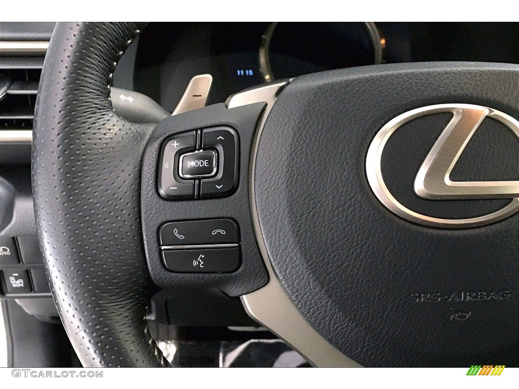 2017 Lexus IS Turbo F Sport Black Steering Wheel Photo #140332158