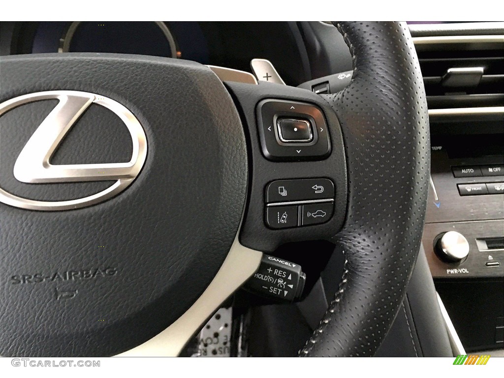 2017 Lexus IS Turbo F Sport Black Steering Wheel Photo #140332164