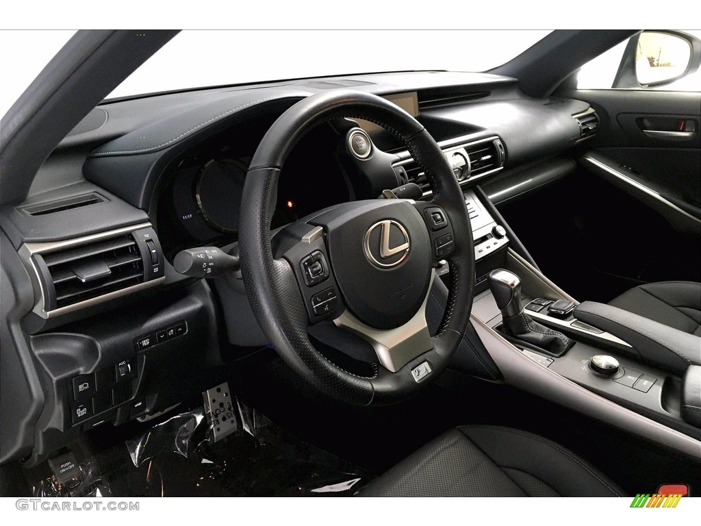 2017 Lexus IS Turbo F Sport Black Dashboard Photo #140332179