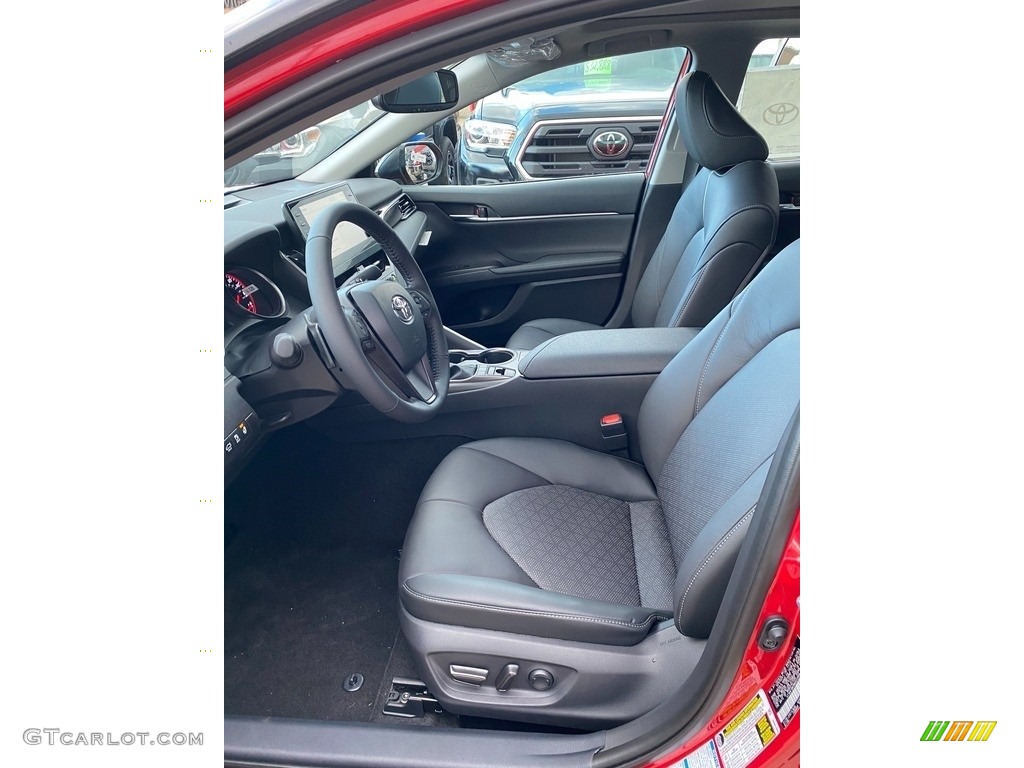 Black Interior 2021 Toyota Camry XSE AWD Photo #140333043