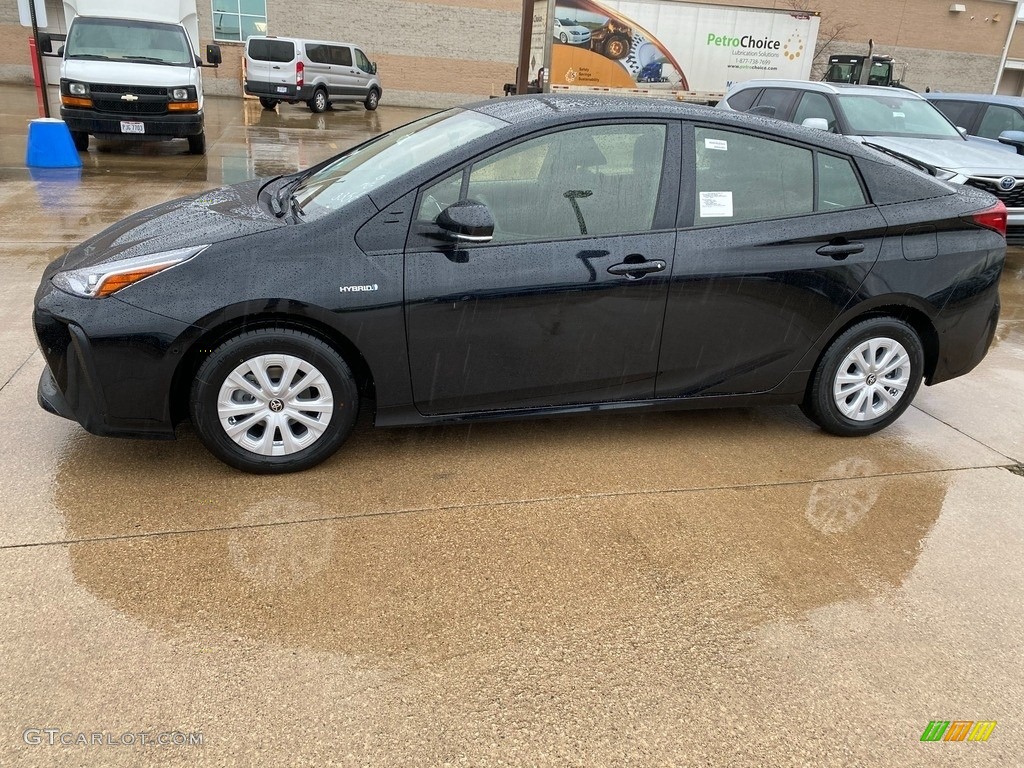2021 Prius LE - Midnight Black Metallic / Black photo #1