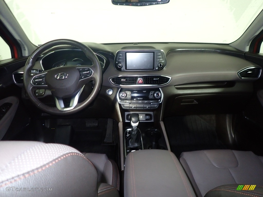 2019 Santa Fe Limited AWD - Lava Orange / Espresso/Gray photo #20