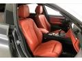 2017 BMW 4 Series Coral Red Interior Front Seat Photo