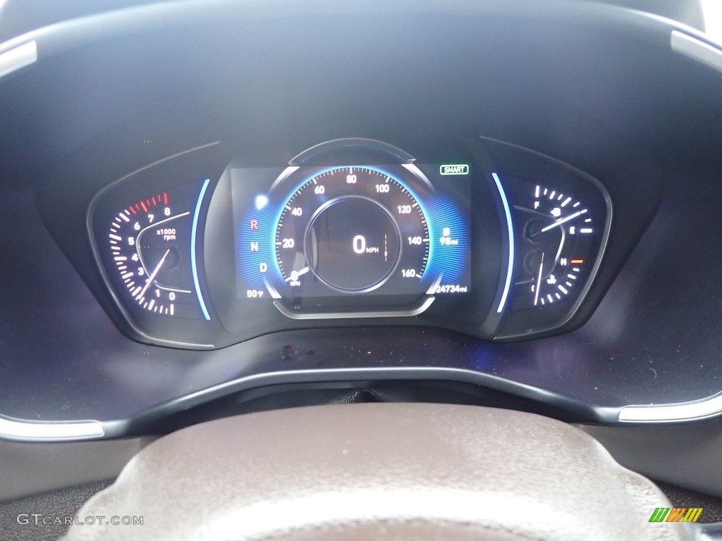 2019 Santa Fe Limited AWD - Lava Orange / Espresso/Gray photo #25