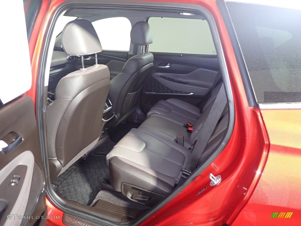 2019 Santa Fe Limited AWD - Lava Orange / Espresso/Gray photo #35