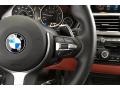 2017 BMW 4 Series Coral Red Interior Steering Wheel Photo