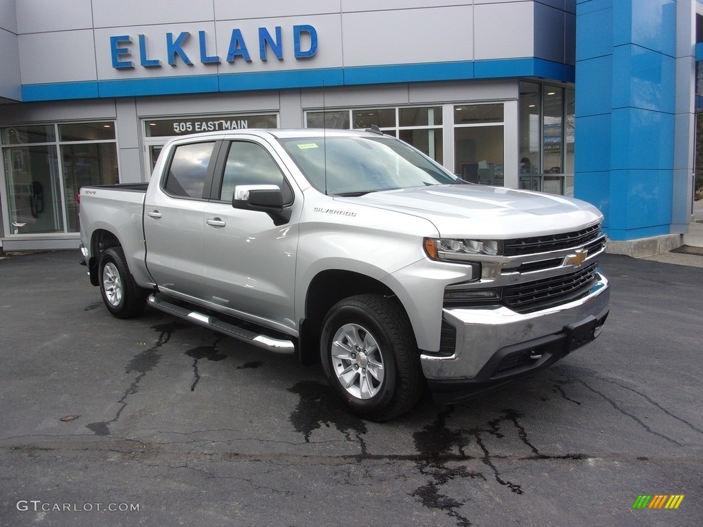 2021 Silverado 1500 LT Crew Cab 4x4 - Silver Ice Metallic / Jet Black photo #1