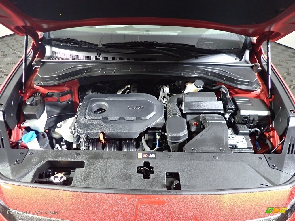 2019 Santa Fe Limited AWD - Lava Orange / Espresso/Gray photo #44