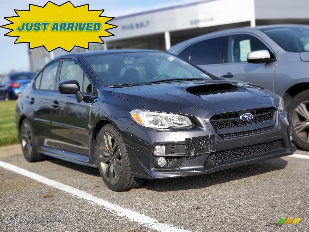 2017 WRX Premium - Dark Gray Metallic / Carbon Black photo #1