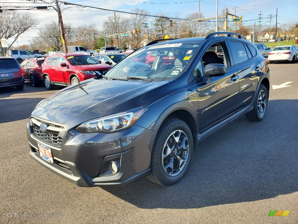 2019 Crosstrek 2.0i Premium - Dark Gray Metallic / Black photo #10