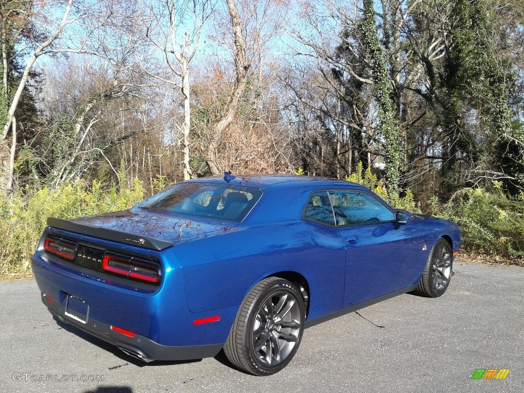 2020 Challenger R/T Scat Pack - IndiGo Blue / Black photo #6