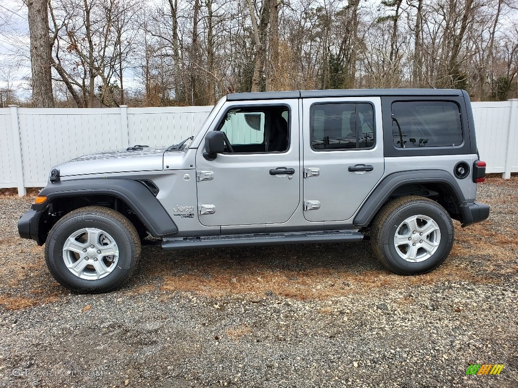 2021 Wrangler Unlimited Sport 4x4 - Billet Silver Metallic / Black photo #3