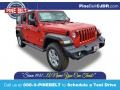 2021 Firecracker Red Jeep Wrangler Unlimited Sport 4x4  photo #1