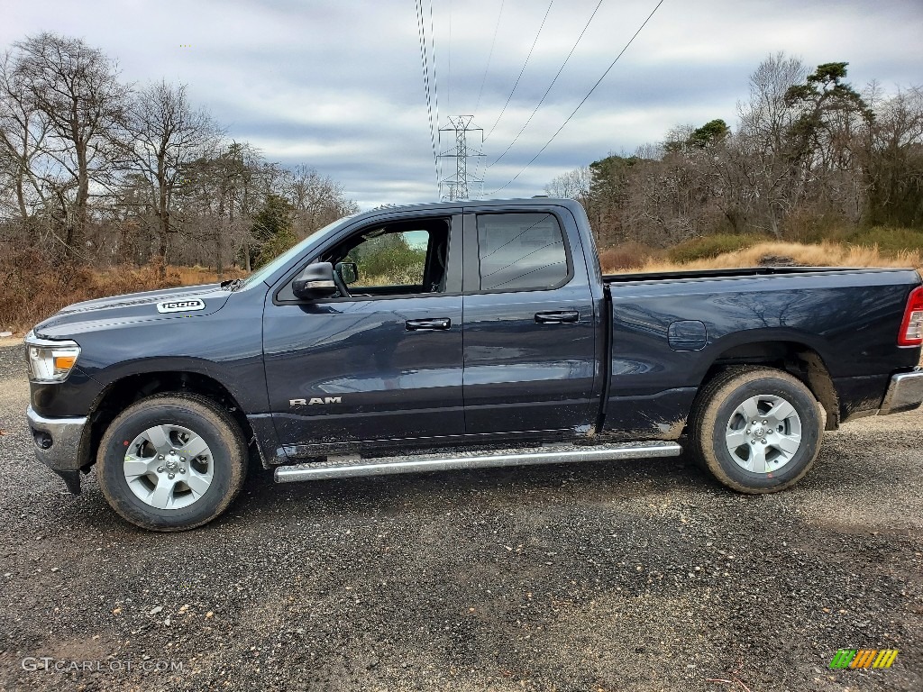 Maximum Steel Metallic 2021 Ram 1500 Big Horn Quad Cab 4x4 Exterior Photo #140337504