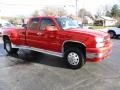 Victory Red 2004 Chevrolet Silverado 3500HD LT Extended Cab 4x4 Dually Exterior