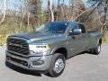 2020 Olive Green Pearl Ram 3500 Laramie Crew Cab 4x4  photo #2