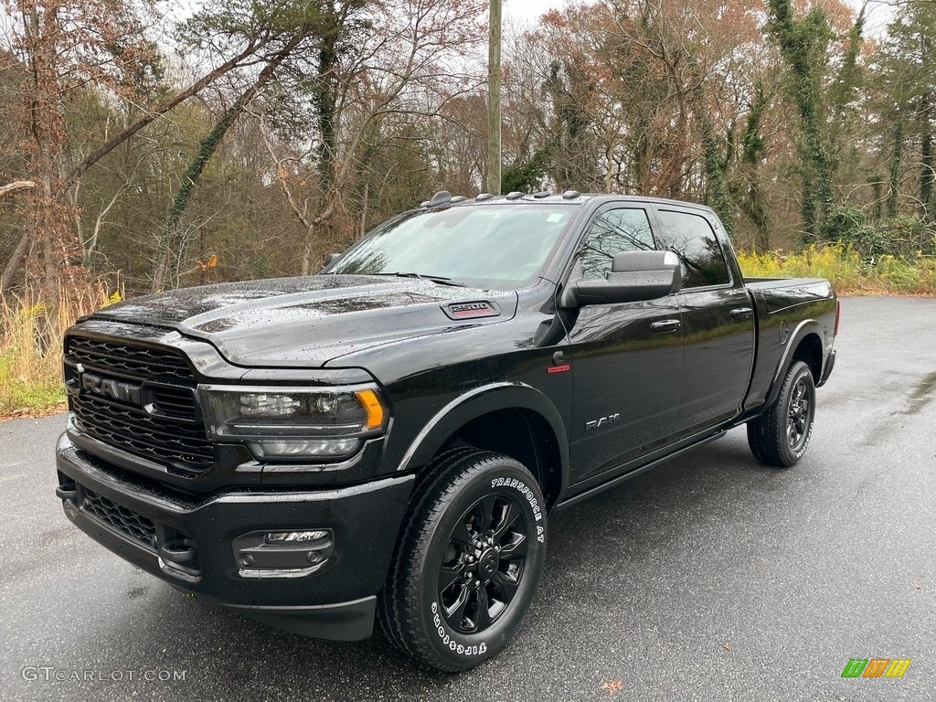 2020 2500 Limited Crew Cab 4x4 - Diamond Black Crystal Pearl / Black photo #3