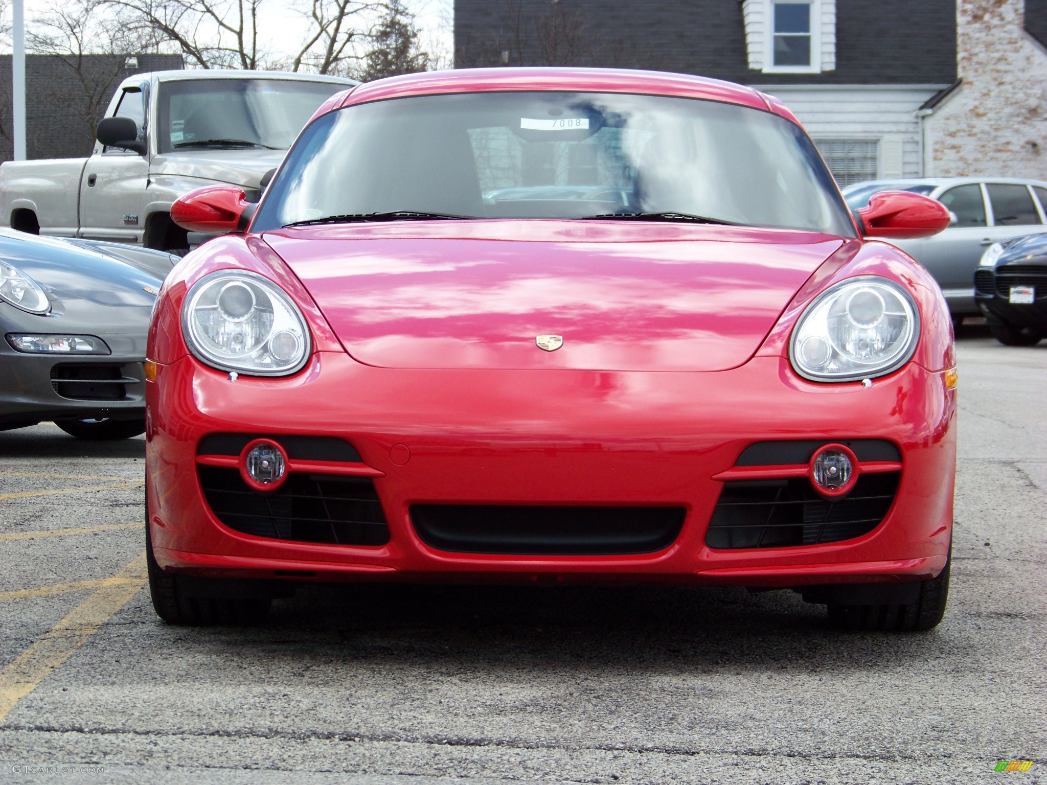 2008 Cayman S - Guards Red / Black photo #2