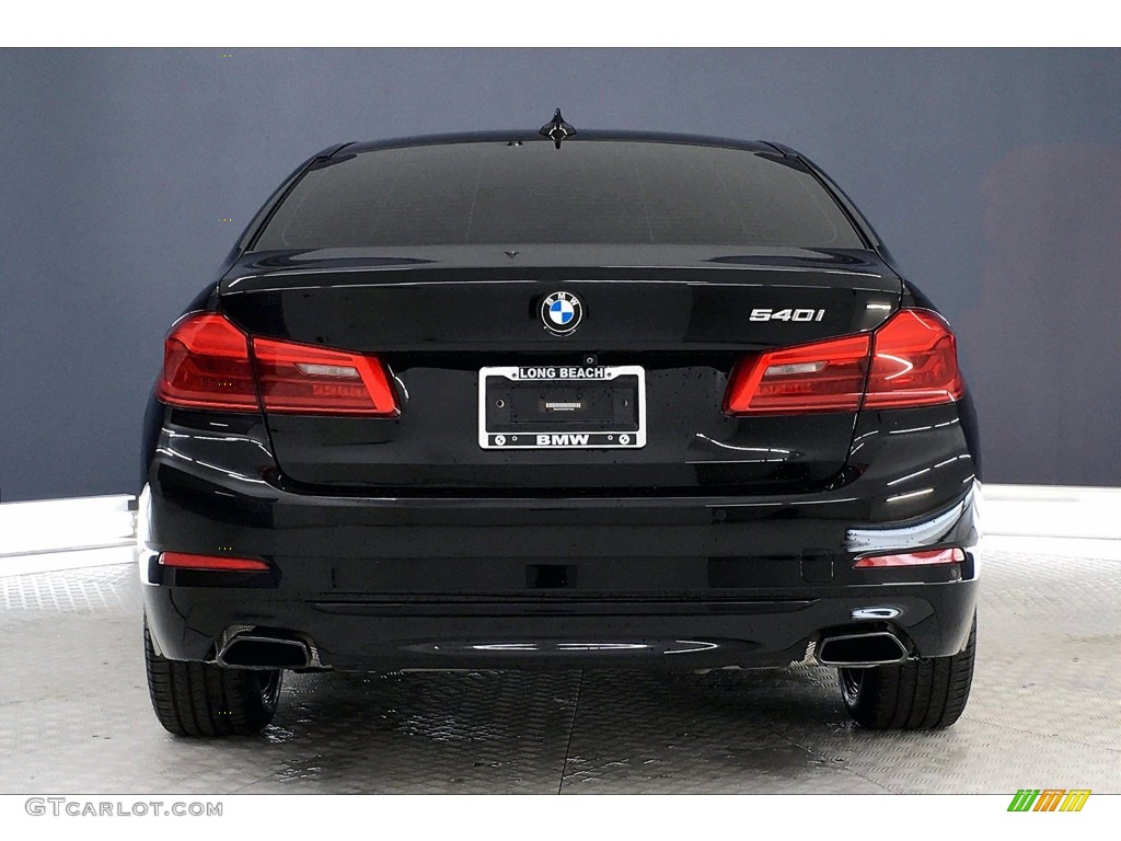 2017 5 Series 540i Sedan - Jet Black / Ivory White photo #3