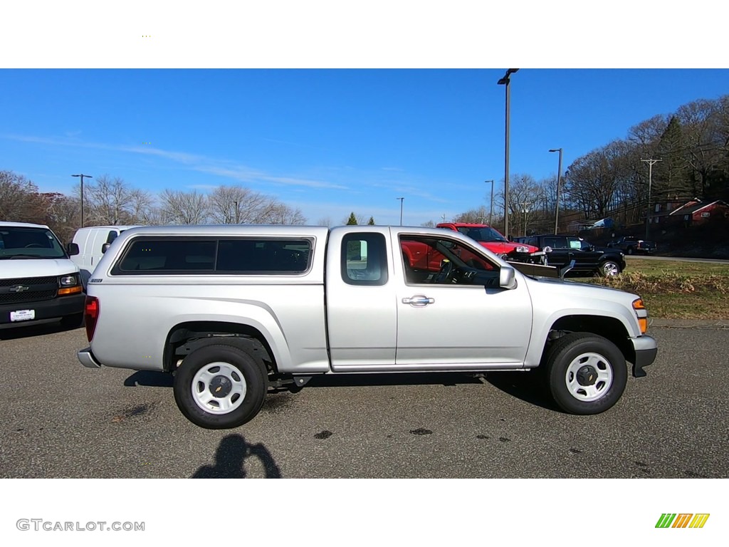 Sheer Silver Metallic 2012 Chevrolet Colorado Work Truck Extended Cab 4x4 Exterior Photo #140342055