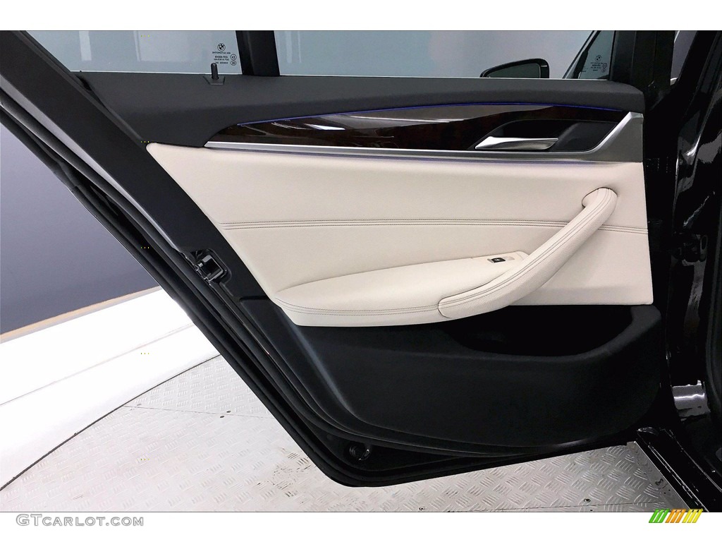 2017 5 Series 540i Sedan - Jet Black / Ivory White photo #25