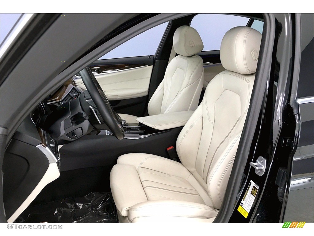2017 5 Series 540i Sedan - Jet Black / Ivory White photo #28