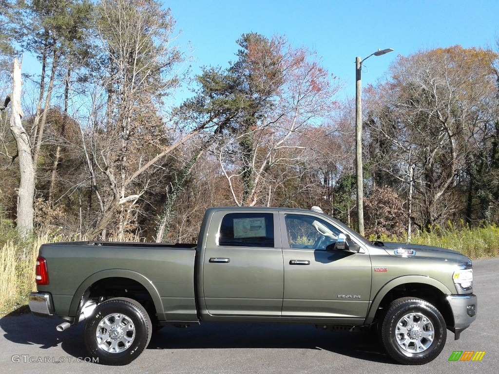 2020 2500 Laramie Crew Cab 4x4 - Olive Green Pearl / Black photo #5