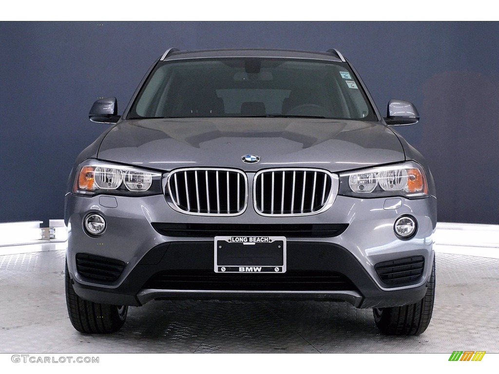 2017 X3 xDrive28i - Space Gray Metallic / Black photo #2