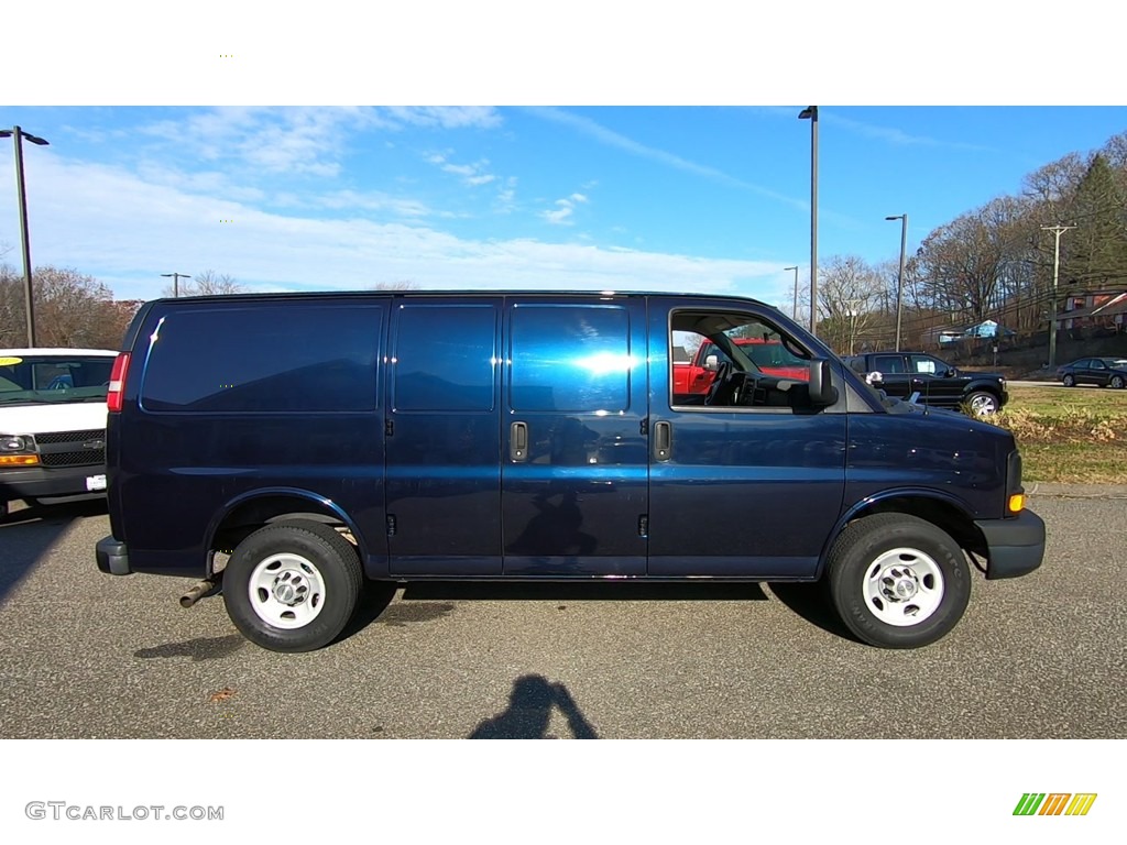 2012 Express 2500 Cargo Van - Dark Blue Metallic / Medium Pewter photo #8