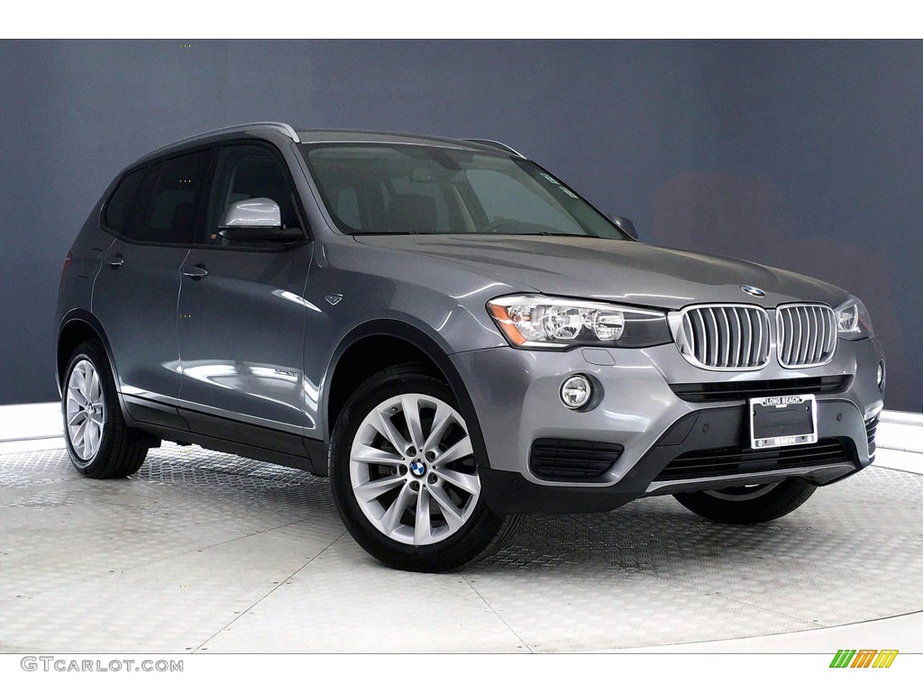 2017 X3 xDrive28i - Space Gray Metallic / Black photo #37