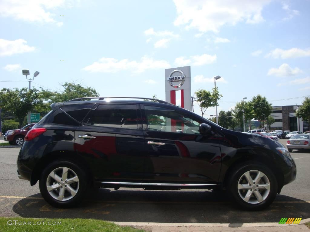 2009 Murano S AWD - Super Black / Black photo #13