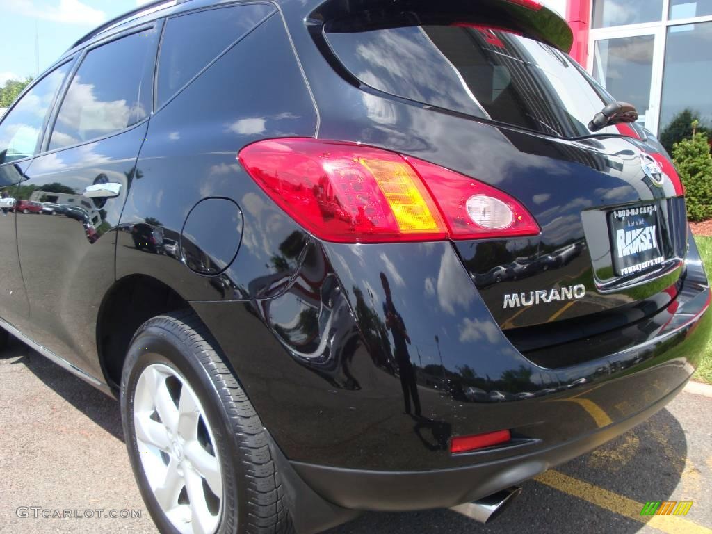 2009 Murano S AWD - Super Black / Black photo #20