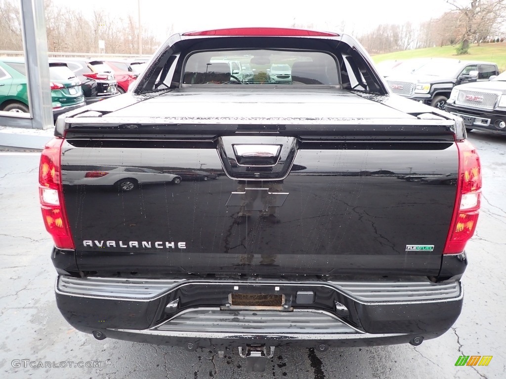 2011 Avalanche LTZ 4x4 - Black / Dark Cashmere/Light Cashmere photo #10