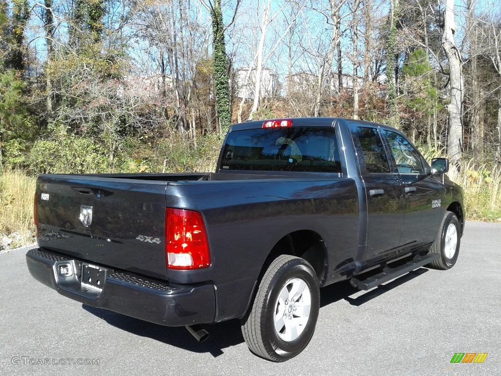 2017 1500 Express Quad Cab 4x4 - Maximum Steel Metallic / Black/Diesel Gray photo #6