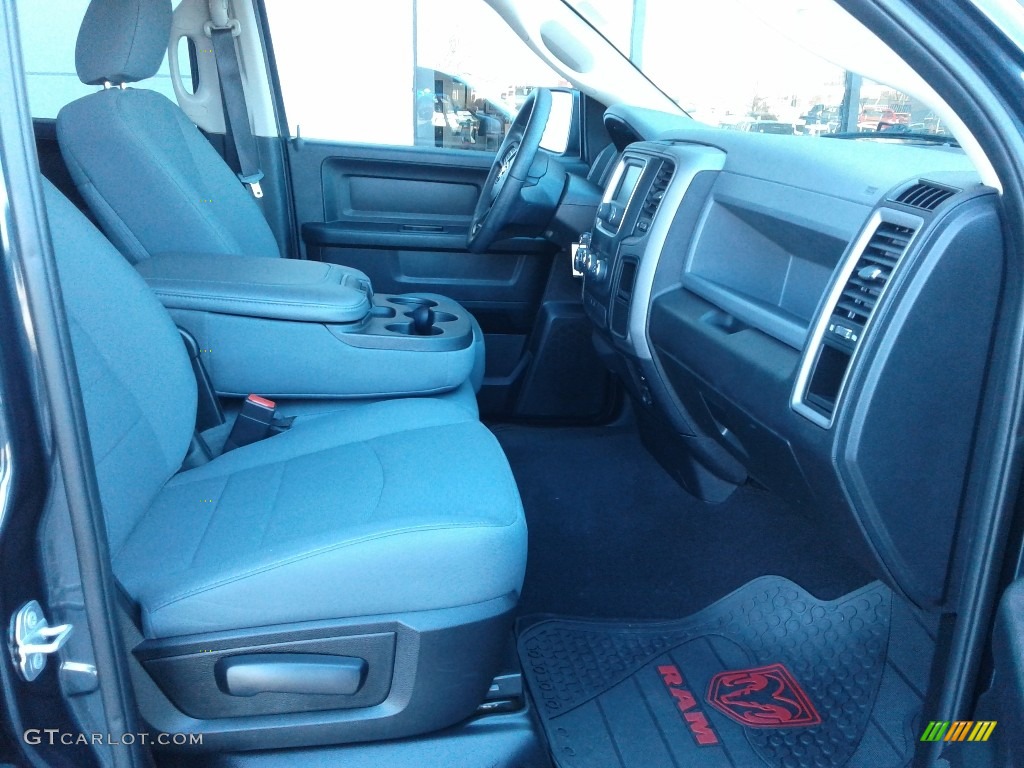 2017 1500 Express Quad Cab 4x4 - Maximum Steel Metallic / Black/Diesel Gray photo #16