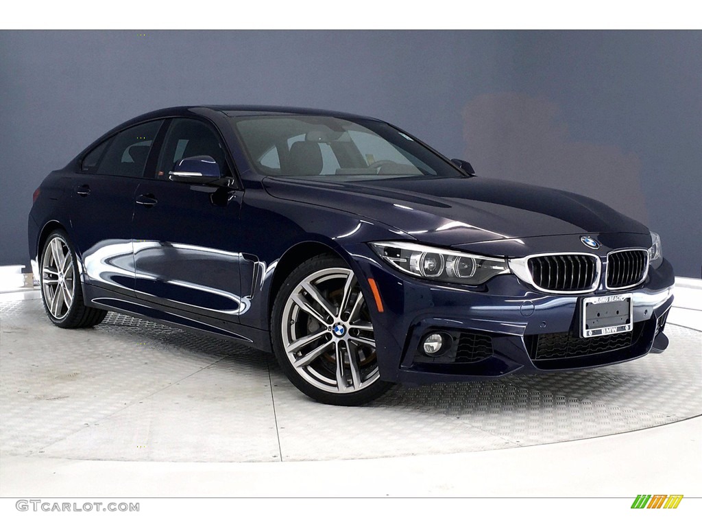 2018 4 Series 440i Gran Coupe - Tanzanite Blue Metallic / Black photo #37