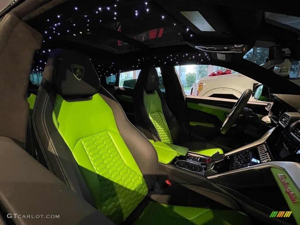 Verde Faunus/Nero Ade Interior 2020 Lamborghini Urus Pearl Capsule AWD Photo #140346237